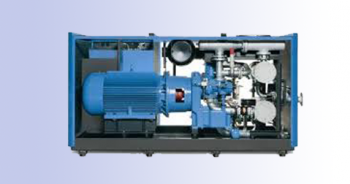 two stage oil free screw compressor