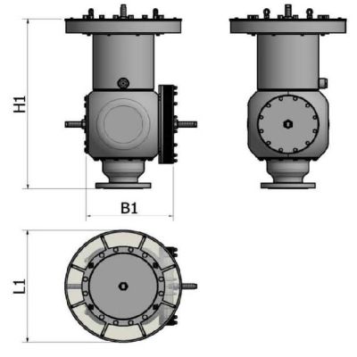 breather valve with flame arrester tornado type