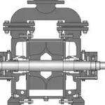 hermetic liquid ring vacuum pump type lvpg