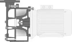 hermetic liquid ring vacuum pump type lvps