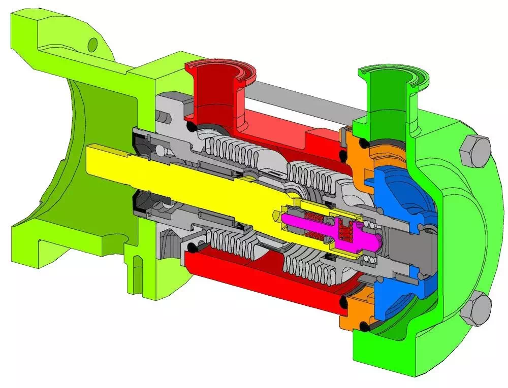 Eccentric disc pump